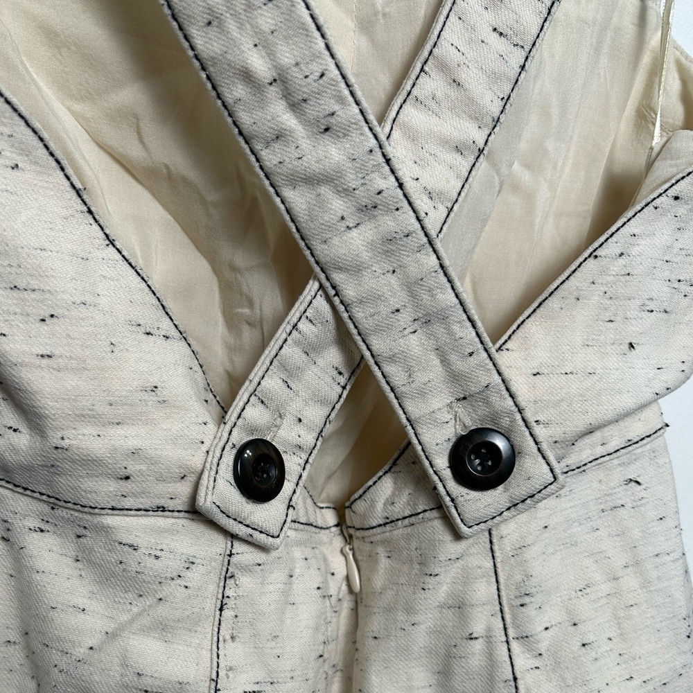 Hannah Cotton Cross Back Romper NWT - Picture 6 of 6